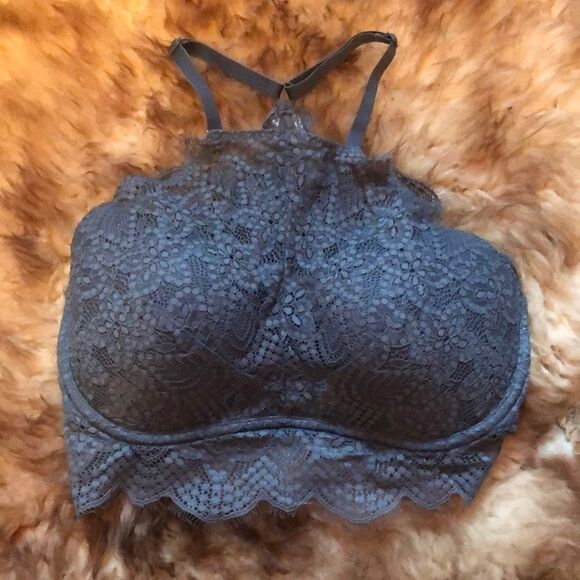 Victoria Secret blue bralette sz M D-DD - Picture 1 of 3